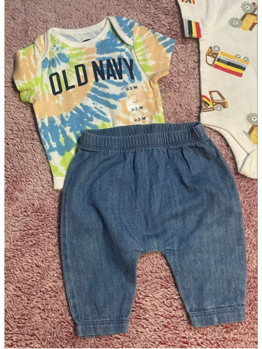 Disney & Other Boys 0-3 months bodysuits and pants some NWT